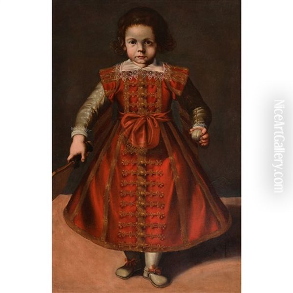 Portrait Of Federico Ubaldo Della Rovere, Duke Of Urbino Oil Painting by Carlo Ceresa