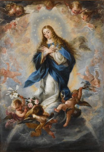 The Immaculate Conception Oil Painting by Mateo Cerezo