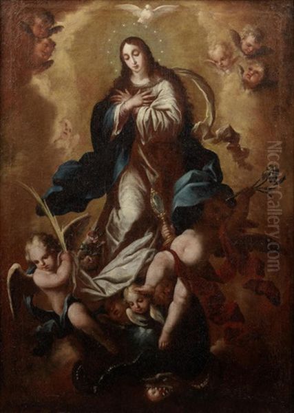 The Immaculate Conception Oil Painting by Mateo Cerezo