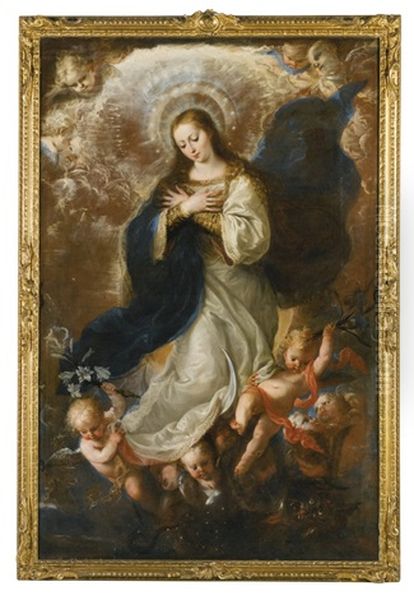 The Immaculate Conception Oil Painting by Mateo Cerezo