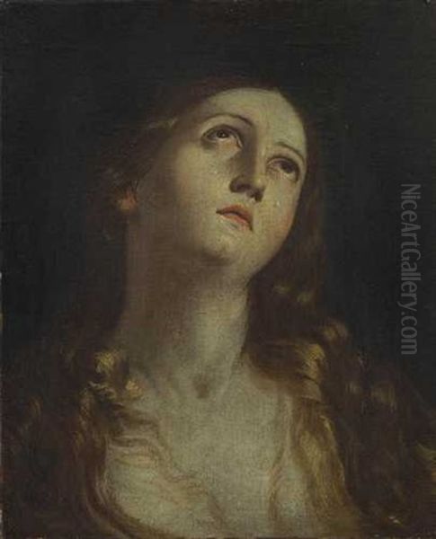 Busende Magdalena Oil Painting by Mateo Cerezo