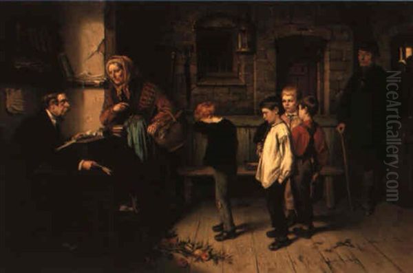 A Plea For Clemency Oil Painting by Theodore Ceriez