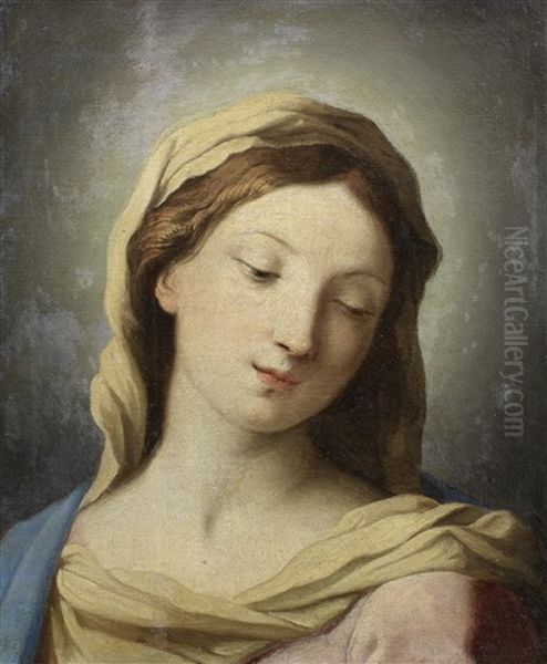 The Madonna Oil Painting by Giovanni Domenico Cerrini