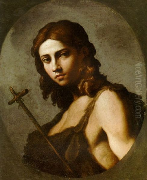 Saint John The Baptist Oil Painting by Giovanni Domenico Cerrini