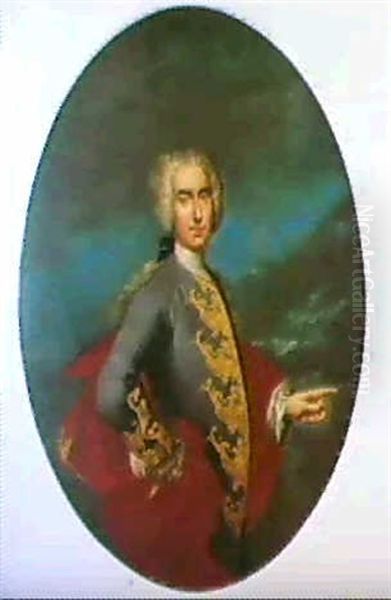 Ritratto Di Gelfino Bargnani Oil Painting by Giacomo Ceruti