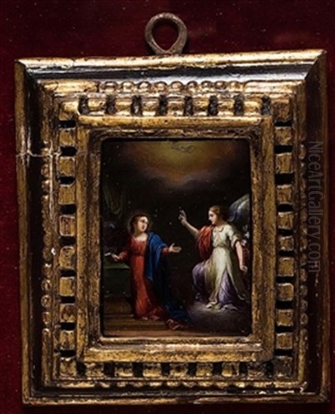 La Anunciacion Oil Painting by Giuseppe Cesari