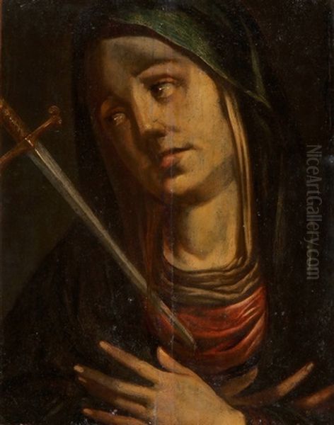 Mater Dolorosa Oil Painting by Giuseppe Cesari