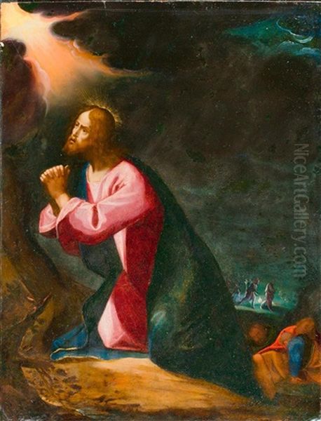 Christus Am Olberg Oil Painting by Giuseppe Cesari