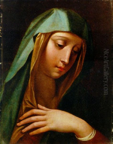 The Madonna Oil Painting by Giuseppe Cesari