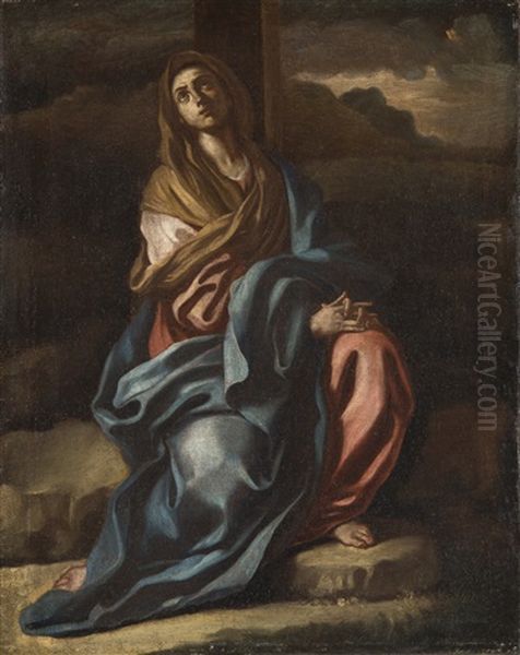 Madonna Addolorata Oil Painting by Jacopo Cestaro