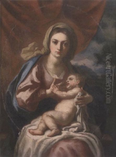 The Madonna And Child Oil Painting by Jacopo Cestaro