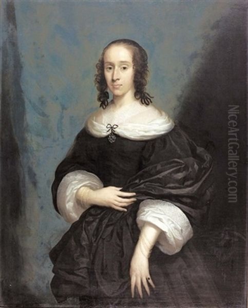 Portrat Von Catherine Bridges, Countess Of Bedford Oil Painting by Jonson van Ceulen