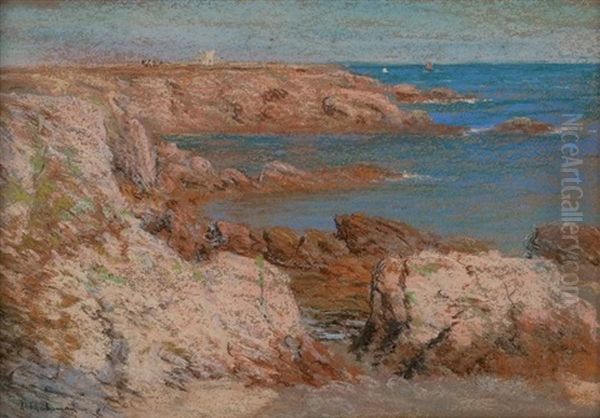 Bord De Mer En Bretagne Oil Painting by Arsene Chabanian