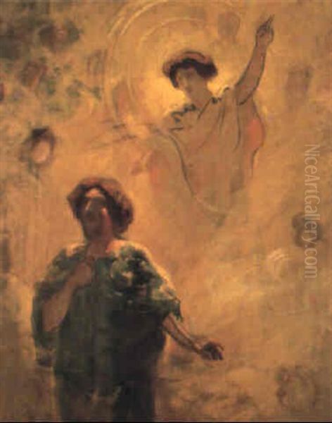 La Voie Du Seigneur Oil Painting by Maurice Chabas