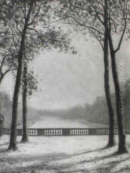 Le Parc Oil Painting by Maurice Chabas