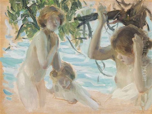 Sous Les Branches Oil Painting by Paul Emile Chabas