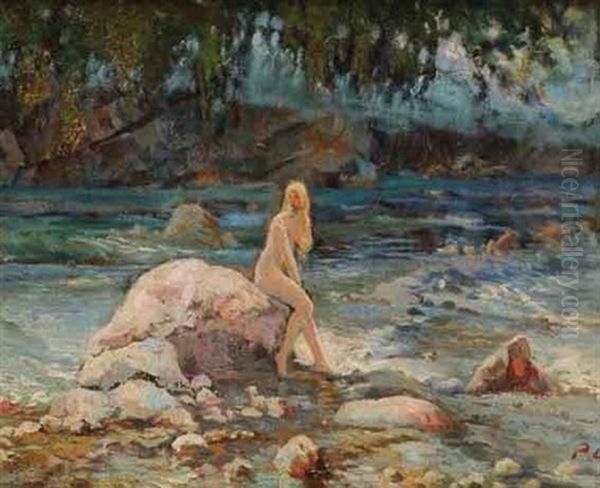 Jeune Nymphe Oil Painting by Paul Emile Chabas