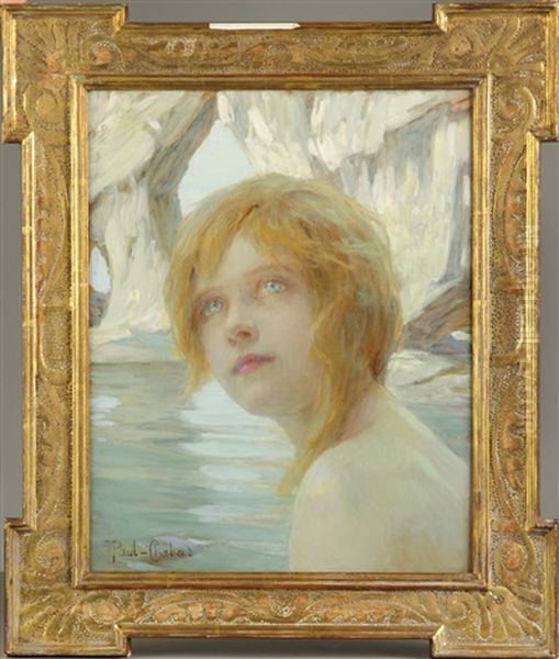 Portrait Of A Young Girl Oil Painting by Paul Emile Chabas