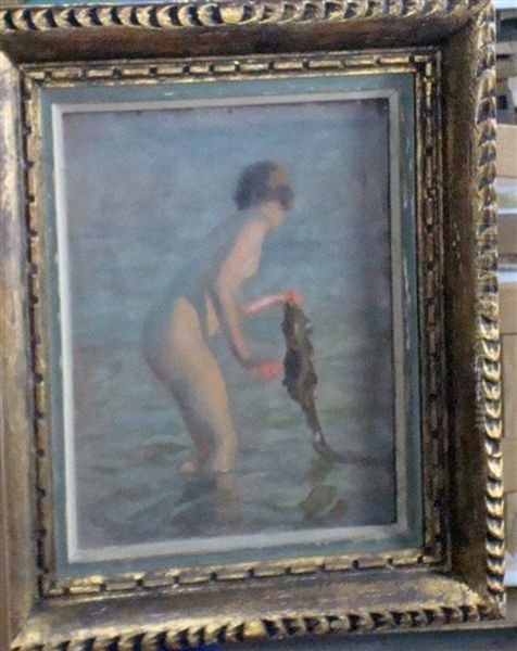 Petite Baigneuse Oil Painting by Paul Emile Chabas