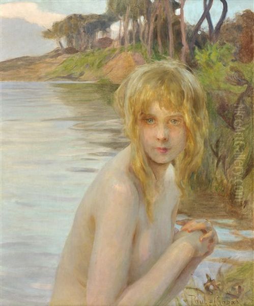 Joven Banista Oil Painting by Paul Emile Chabas