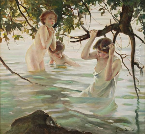 Naiades Oil Painting by Paul Emile Chabas