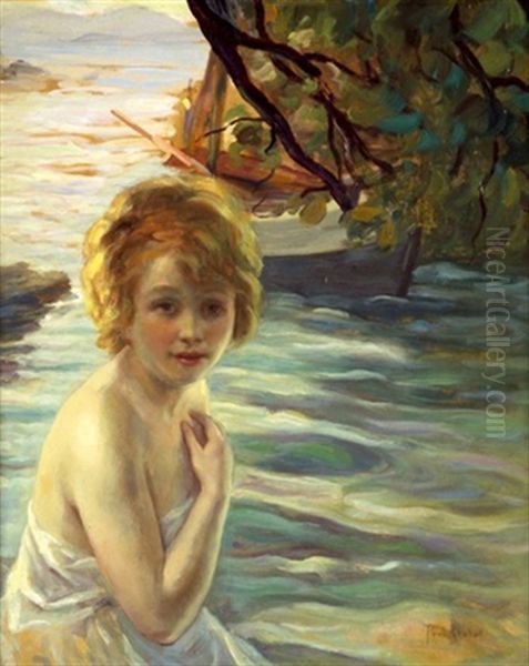 La Baigneuse Oil Painting by Paul Emile Chabas