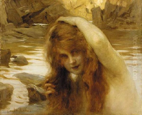 The Bather Oil Painting by Paul Emile Chabas