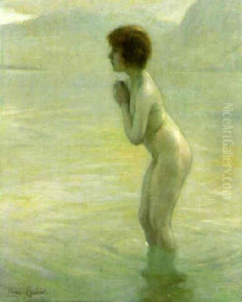 Bruma Matinale (lac D'annecy) Oil Painting by Paul Emile Chabas