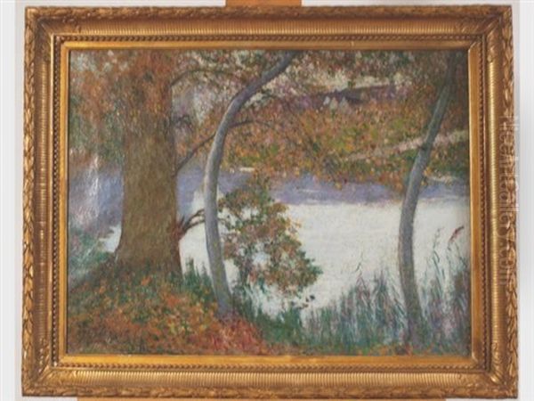 Bord De Riviere En Automne Oil Painting by Francis Brooks Chadwick