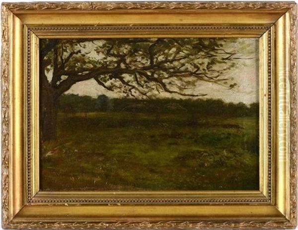 Paysage De Campagne Oil Painting by Jean Ferdinand Chaigneau