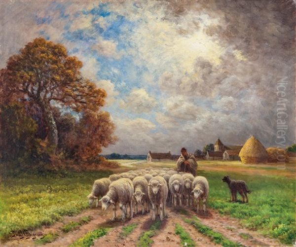 Avant L`orage Oil Painting by Paul Chaigneau