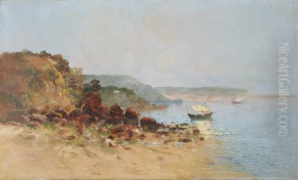 Le Cap Brun Oil Painting by Auguste Chaix