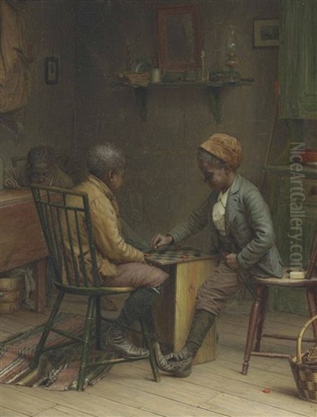 The Visiting Champion Oil Painting by Jefferson David Chalfant