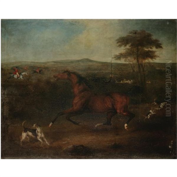 Scenes Depicting The Seven Passions Of The Horse (set Of 6) Oil Painting by Henry Bernard Chalon