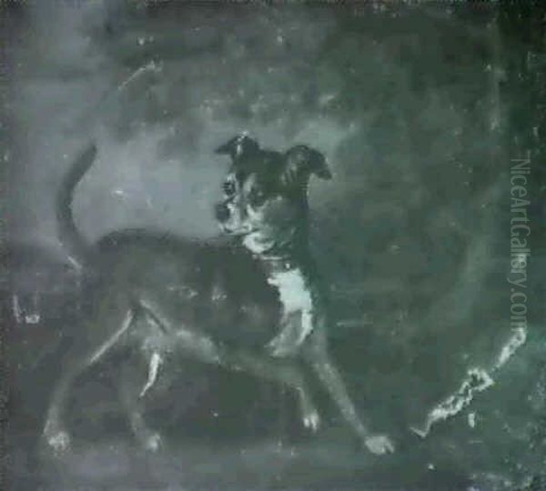 A Terrier Owned By Sir George Wombwell Bt. by Henry Bernard Chalon