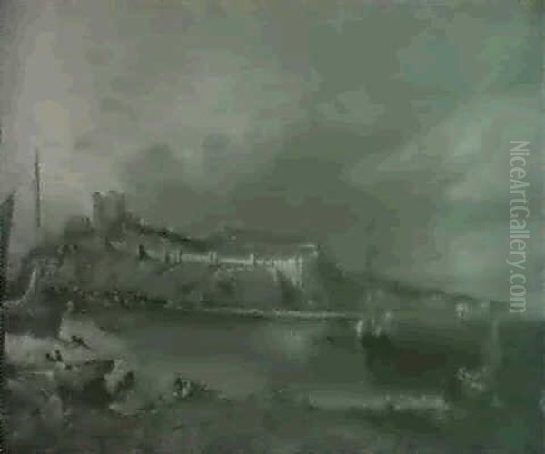 Dover Castle Oil Painting by Sir George Chambers