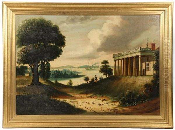 Mount Vernon Oil Painting by Thomas Chambers