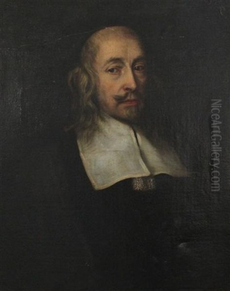 Portrait Of A Gentleman Oil Painting by Jean-Baptiste De Champaigne