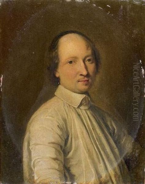 Portrait De Nicolas Van Ens, Sous-prieur De Saint-victoir Oil Painting by Philippe de Champaigne