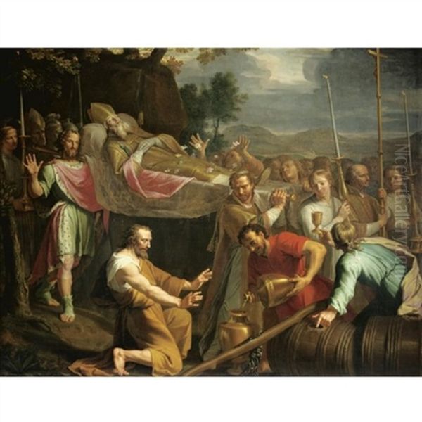 The Miracle Of St. Arnould Oil Painting by Philippe de Champaigne