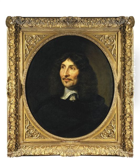 Portrait (jean Baptiste Colbert?) Oil Painting by Philippe de Champaigne