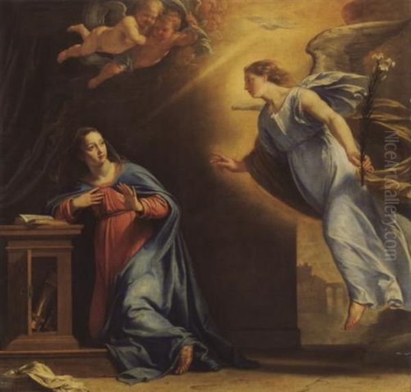 Verkundigung An Maria Oil Painting by Philippe de Champaigne