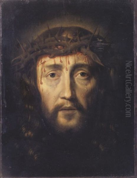 La Sainte Face Oil Painting by Philippe de Champaigne