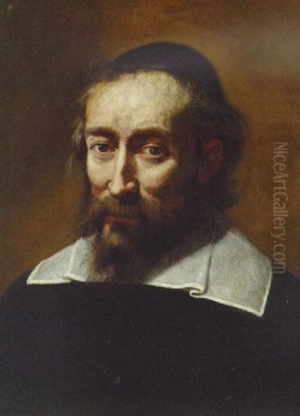 Portrait Of A Gentleman (nicolaus Faber?) In Black Costume Oil Painting by Philippe de Champaigne