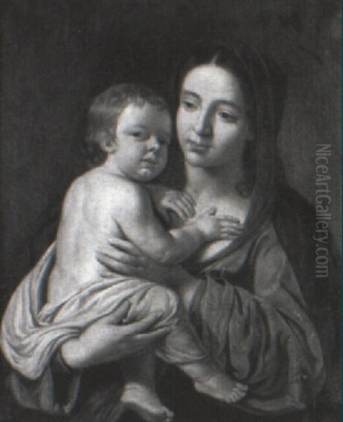 Madonna And Child Oil Painting by Philippe de Champaigne