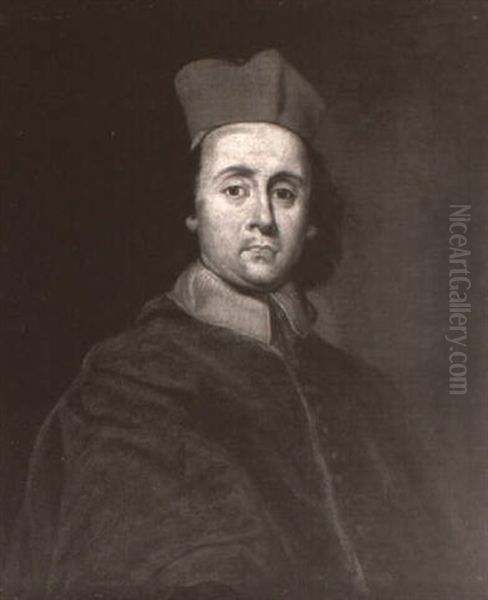 Portrait Of A Cardinal Said To Be Jules Mazarin Oil Painting by Philippe de Champaigne