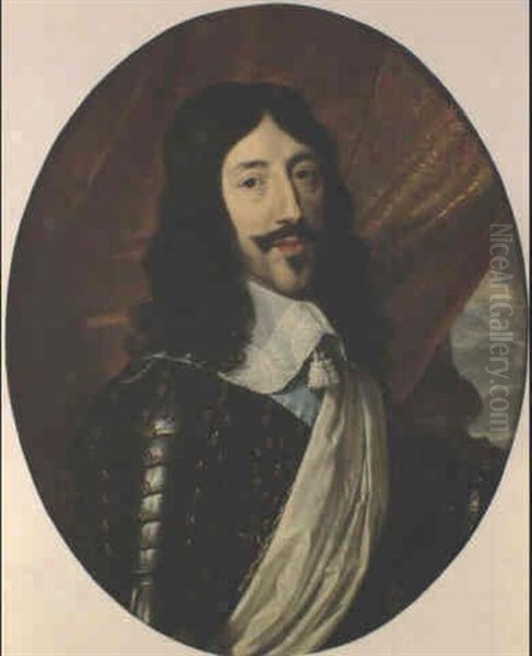 Portrait De Louis Xiii En Buste Oil Painting by Philippe de Champaigne