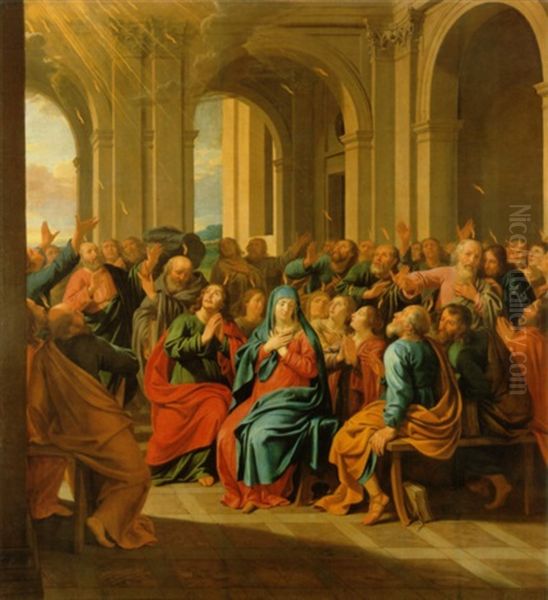 Pentecost Oil Painting by Philippe de Champaigne