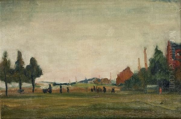 Niederrheinische Landschaft by Theodore Champion