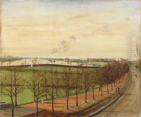 Caecilienallee Dusseldorf, Rheinuferpassage by Theodore Champion